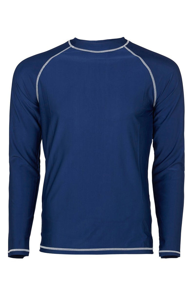 Men's Rashie With Long Sleeves In Estate Blue - Cat & I